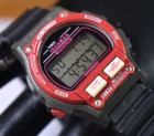 Women’s Vintage Timex Ironman Triathlon Watch Black Gray/Red NEW BATTERY!