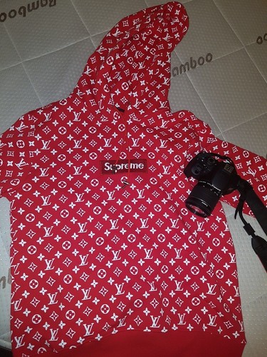 supreme x lv hoodie
