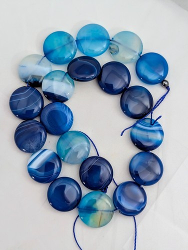 Banded Agate Gemstone Beads, Striped Agate, Shaded Agate, Choose Colour And Size - Picture 16 of 33
