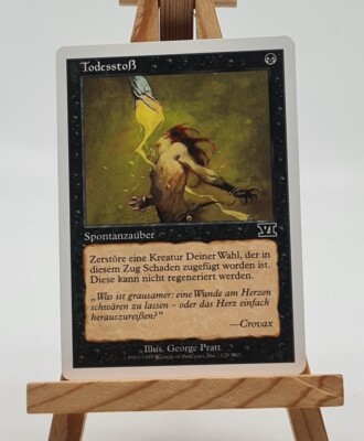 Todesstoß 6. Edition Magic Karte MTG Deutsch (Fatal Blow) 128/350