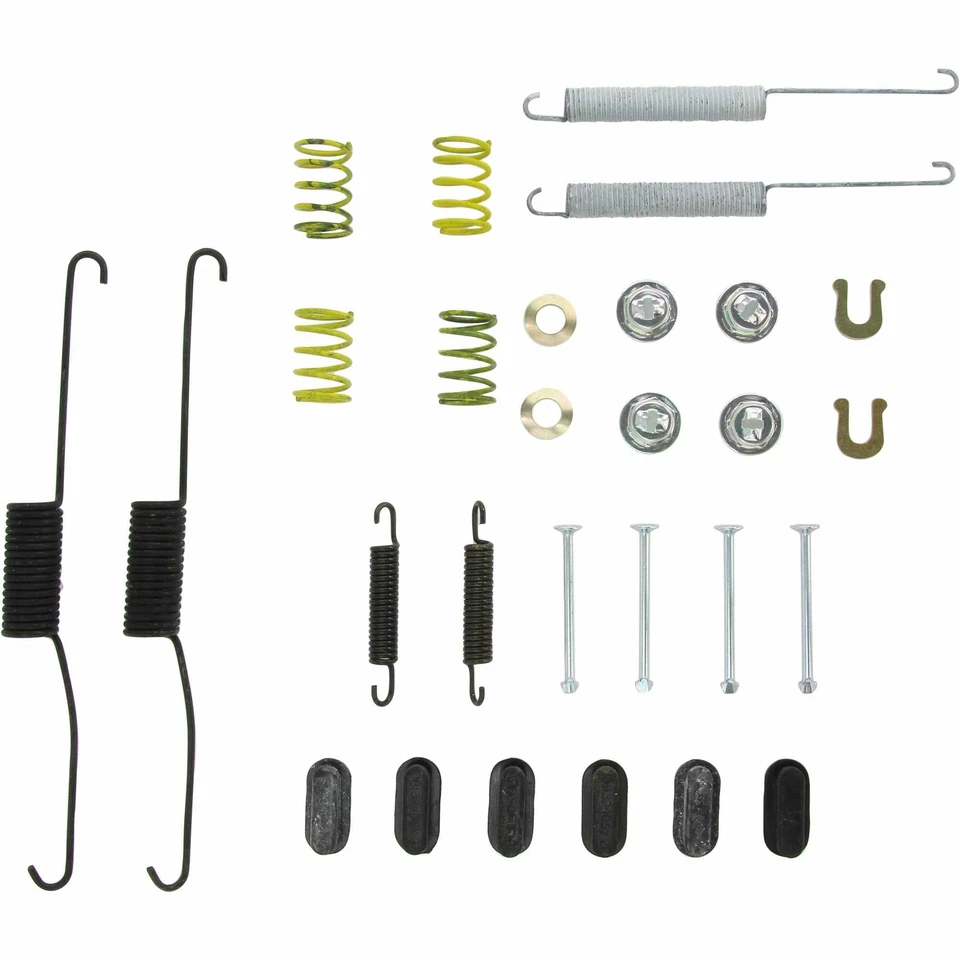 Kit de zapatas de tambores de freno trasero y resorte para 09-13 Chevy Silverado 1500 GMC Sierra Foto 4 de 4