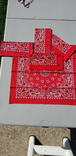 Vintage Red Hav A Hank Bandanas Set Of 5 100 Cotton Made In Usa Rn Ebay Vintage Red Hav A Hank Bandanas Set Of 5 100 Cotton Made In Usa Rn Ebay