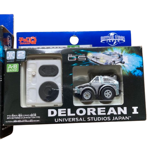 BACK TO THE FUTURE Choro-Q DeLorean Set USJ Q-Steer RC Opened