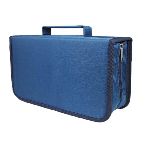 128 Disc CD DVD Case Wallet Storage Holder Booklet Album Folder Bag Sleeves - Afbeelding 6 van 22