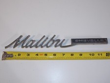 Vtg 1964 65 Malibu Chevelle Chevrolet Car Vehicle Script Emblem Badge 4477686