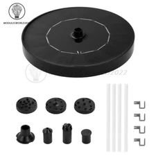 Solar Power Round Fountain Pump Upgrade 1W Solar Fountain With 4 Nozzles Kit