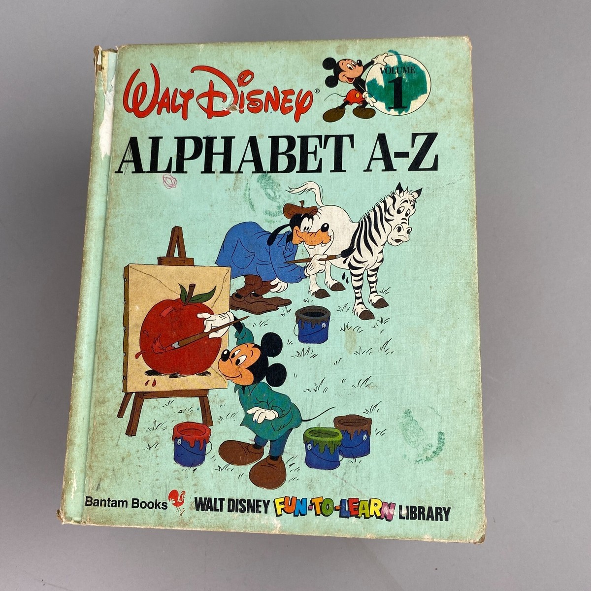 1983 Walt Disney Fun-To-Learn Library 19 Volume Set Bantam Books