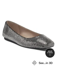 I.N.C Internacional Concepts, womens black sparkling shoes size 6.5 flats ballet