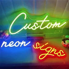 Personalized Neon Sign Custom Name Logo Signs Acrylic Wall Decor LED Night Light