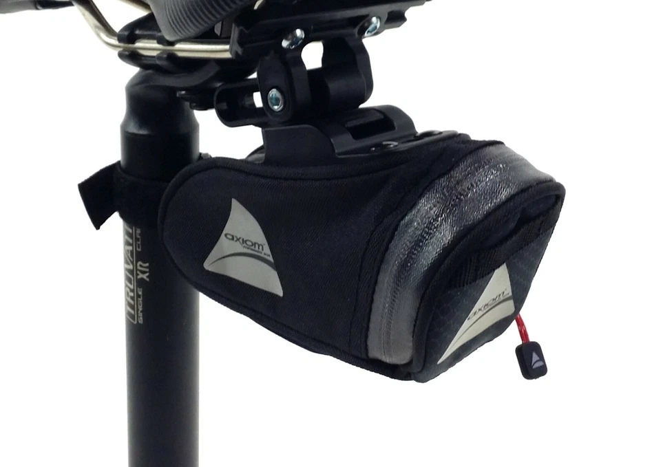 BOLSA ASIENTO BICICLETA AXIOM RIDER QR 21ci, gris, pequeña Foto 3 de 4