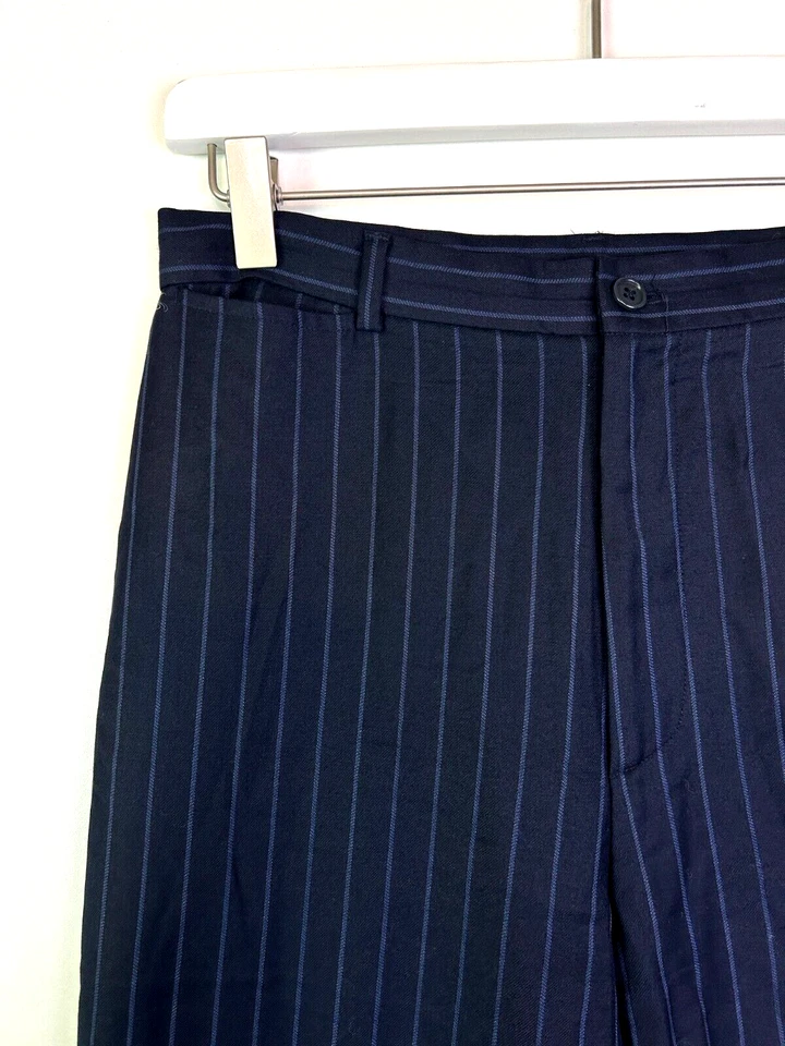 Ralph Lauren Etiqueta Negra Colección Cónica Cintura Alta Vestido Pantalones De Colección Lana 8 Foto 2 de 4