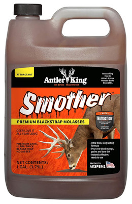 Smother Year-Long Deer Attractant | Premium Dark Ultra-Thick Blackstrap Molasses