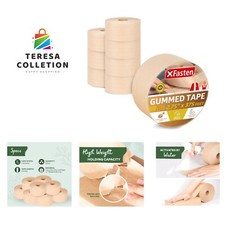 Gummed Paper Tape with Reinforced Fiberglass Backing, 2.75" X 375 Feet, Pack ...
