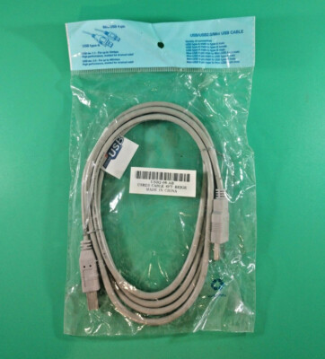 CABLETECH TECHNOLOGY USB2-06-AB 6' USB 2.0 CABLE 