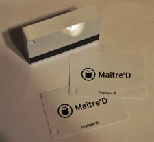 Maitre'D Magnetic Swipe Employee ID Cards (100 Pack) FREE SHIPPING