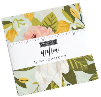 Willow Moda Charm Pack 42 100% Cotton 5'' Precut Quilt Squares