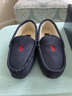 Polo Ralph Lauren Navy Dezi IV size 1 loafers 