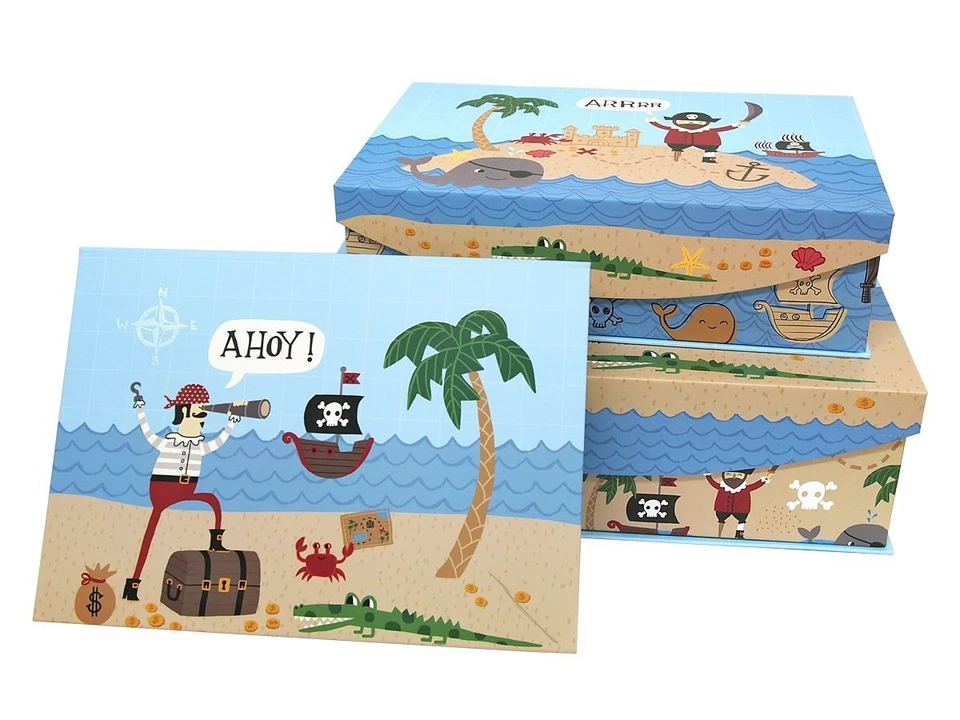 Pirate Punch Studio Nesting Storage Box’s with Magnetic Enclosures, Pirate NEW!  - Image 2 of 4