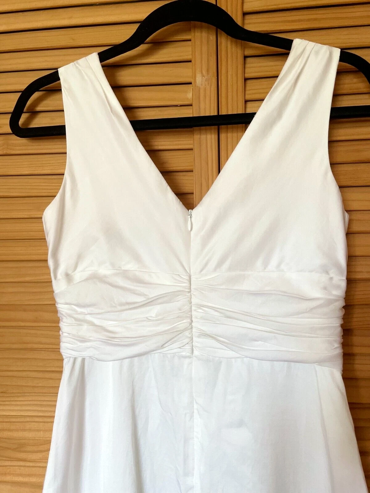 OFF WHITE Abito da donna TRINA TURK bianco ricamato senza maniche taglia 4