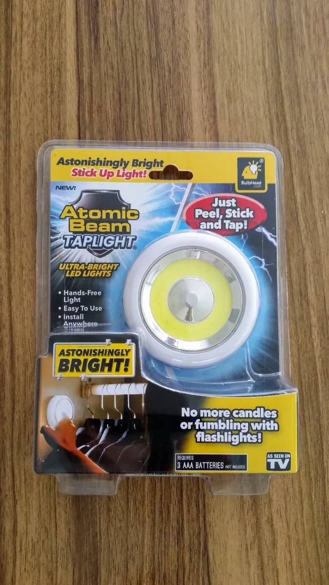 Atomic Beam TapLight Tap LED Light by BulbHead The Astonishingly Bright  Stick Up