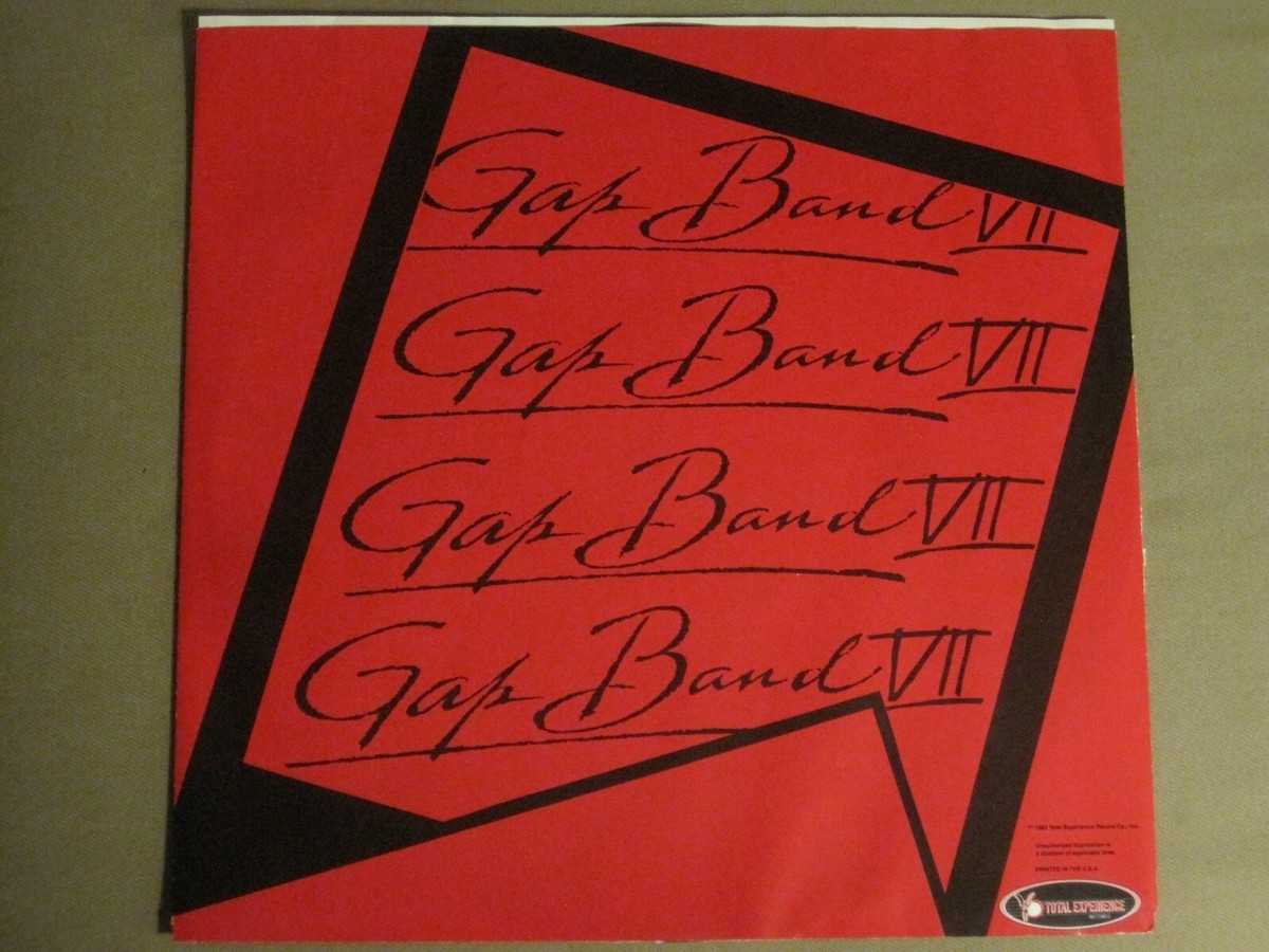 GAP BAND VII LP 1985 TOTAL EXPERIENCE TEL8-5714 SYNTH FUNK R&B
