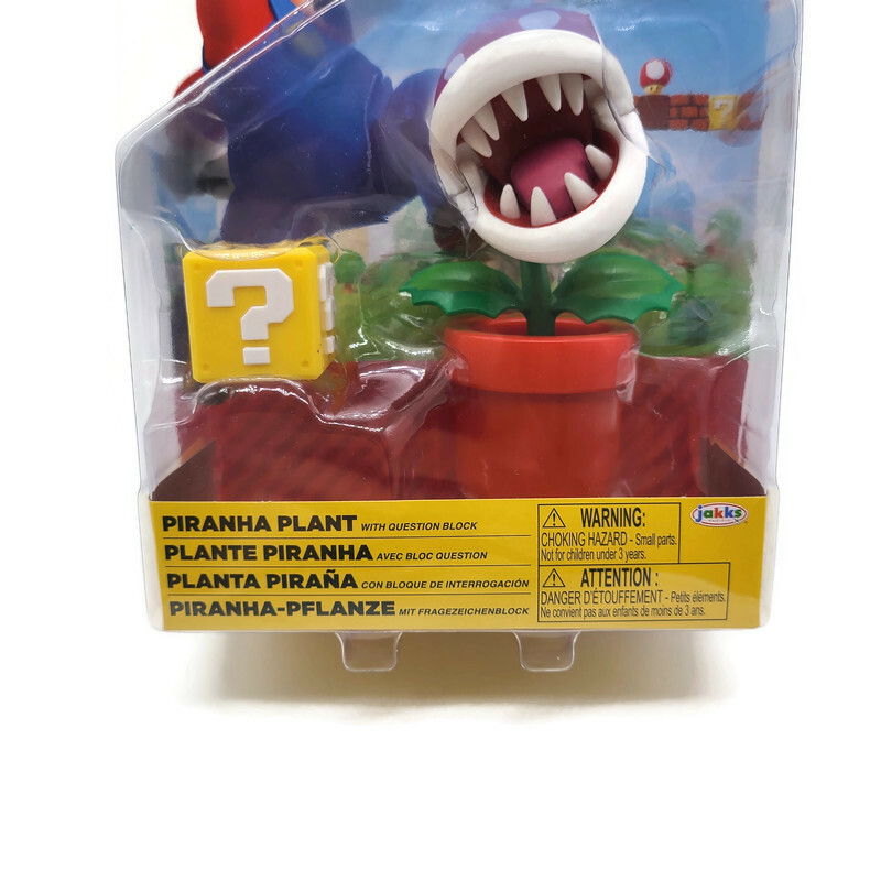 Super Mario Piranha Plant Action Figure Nintendo 4.25