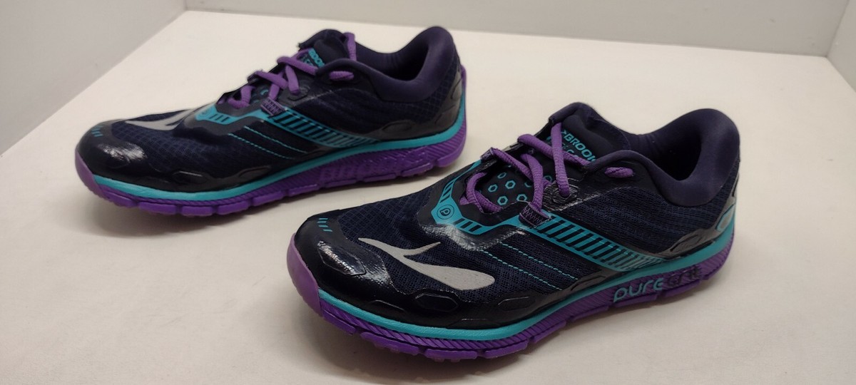 Brooks Pure Grit Running Shoes Blue Purple Women's Size B