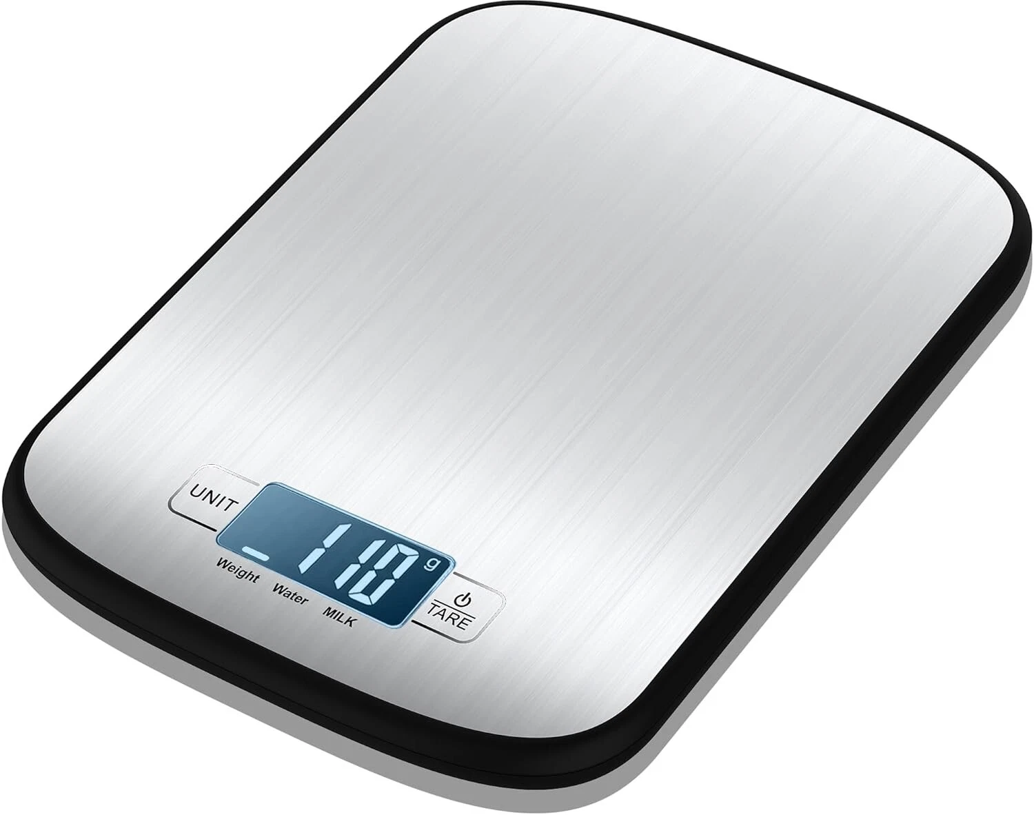 Stainless Steel Digital Kitchen Food Scale With LCD Display and Tare Function
