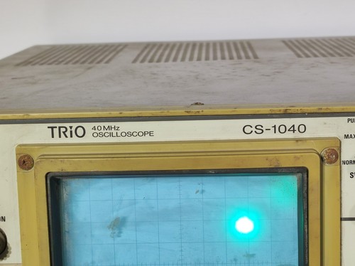 OSCILLOSCOPIO TRIO CS-1040 OSCILLOSCOPE 40MHz EQUIPMENT NON TESTATO (TEKTRONIX) - Foto 5 di 12