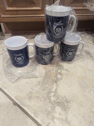 Set Of 14 NEW Cadillac Certified Craftsman’s League Tumbler Pitcher Mug Promo - Picture 4 of 11