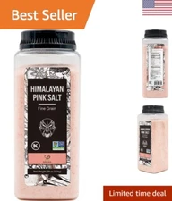 Fine Grain Pink Himalayan Salt - Versatile 2.4 LB Pack for Gourmet Cooking