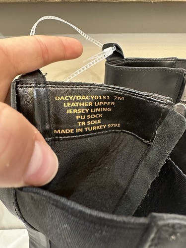 Steve Madden Dacy Stiefel schwarz blau Damen Größe 7 - Bild 3 von 3