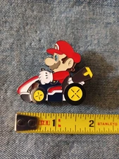 MARIO KART LARGE BADGE PIN-SHIP ALL THE PINS YOU BUY FOR $4.99-VISIT OUR STORE