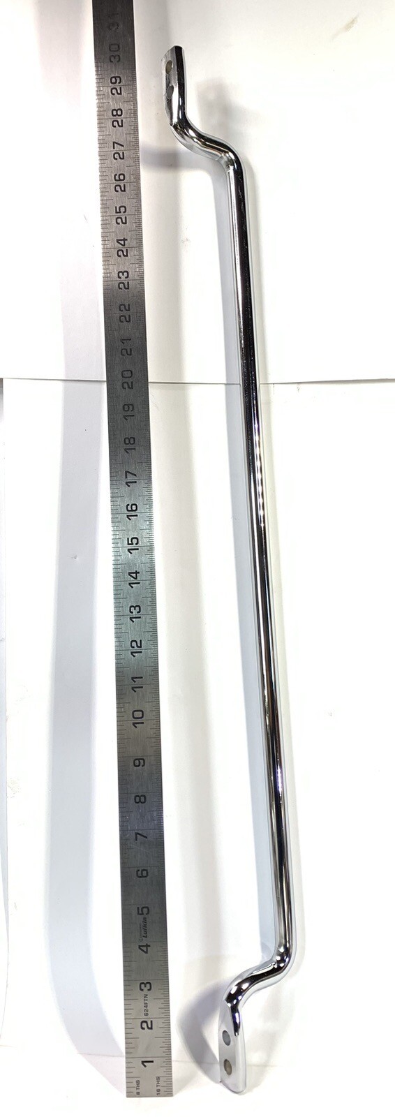 Chrome Solid Steel 30 X 3/4 Inch Semi Truck Grab Bar Handle Rat Rod Old School eBay