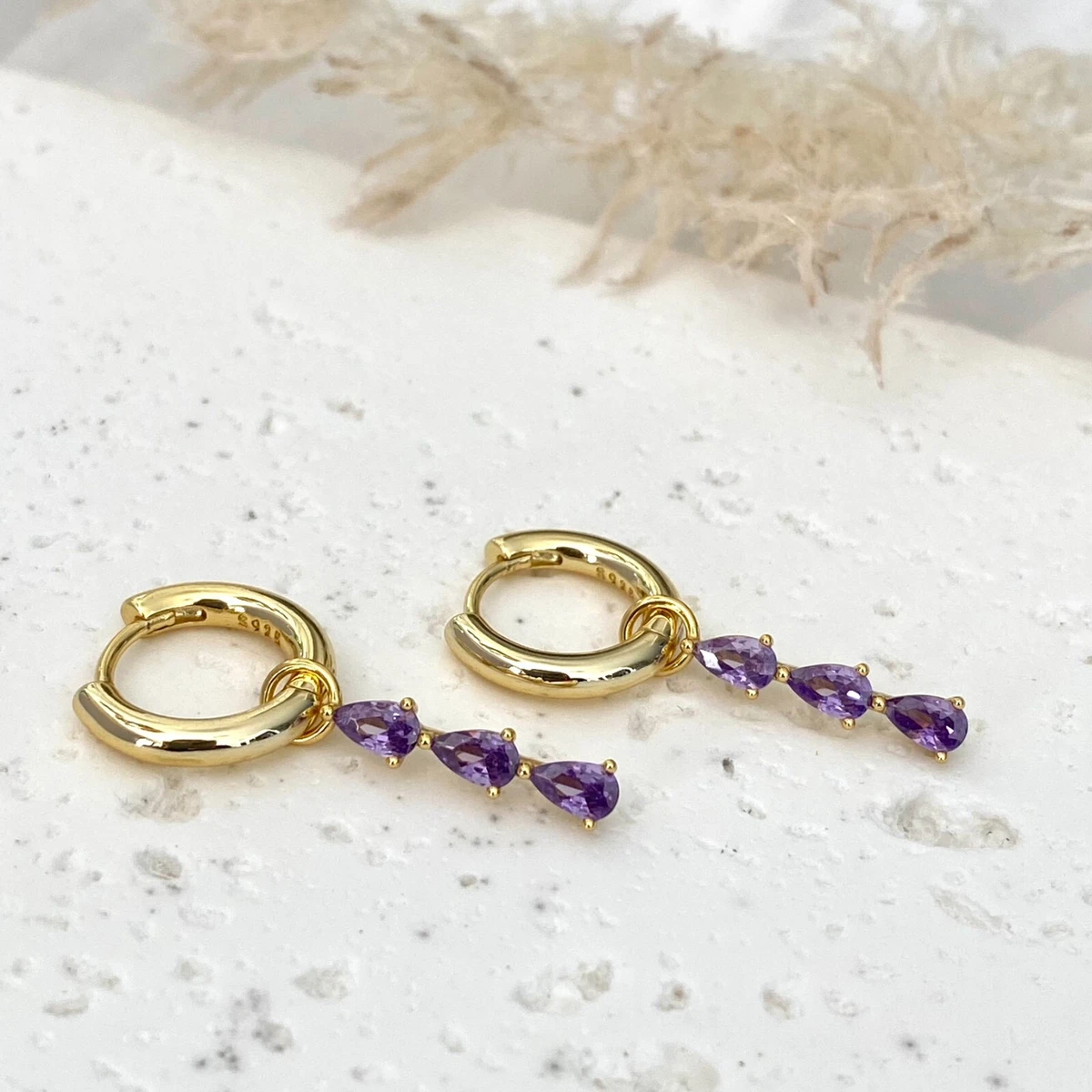 Dainty silver earrings discount