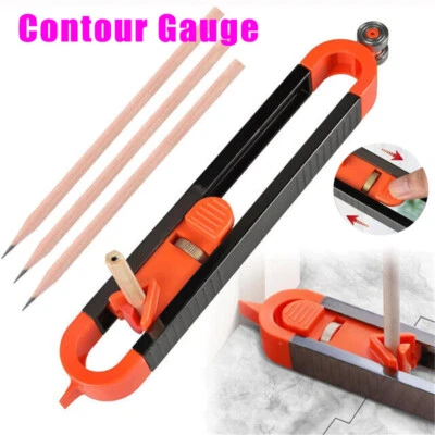 Profile Scribing Ruler Contour Gauge with Lock Precise Copy Irregular Shape Tool