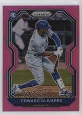 2021 Panini Prizm Tier II Pink Prizm Edward Olivares #137 1fa0