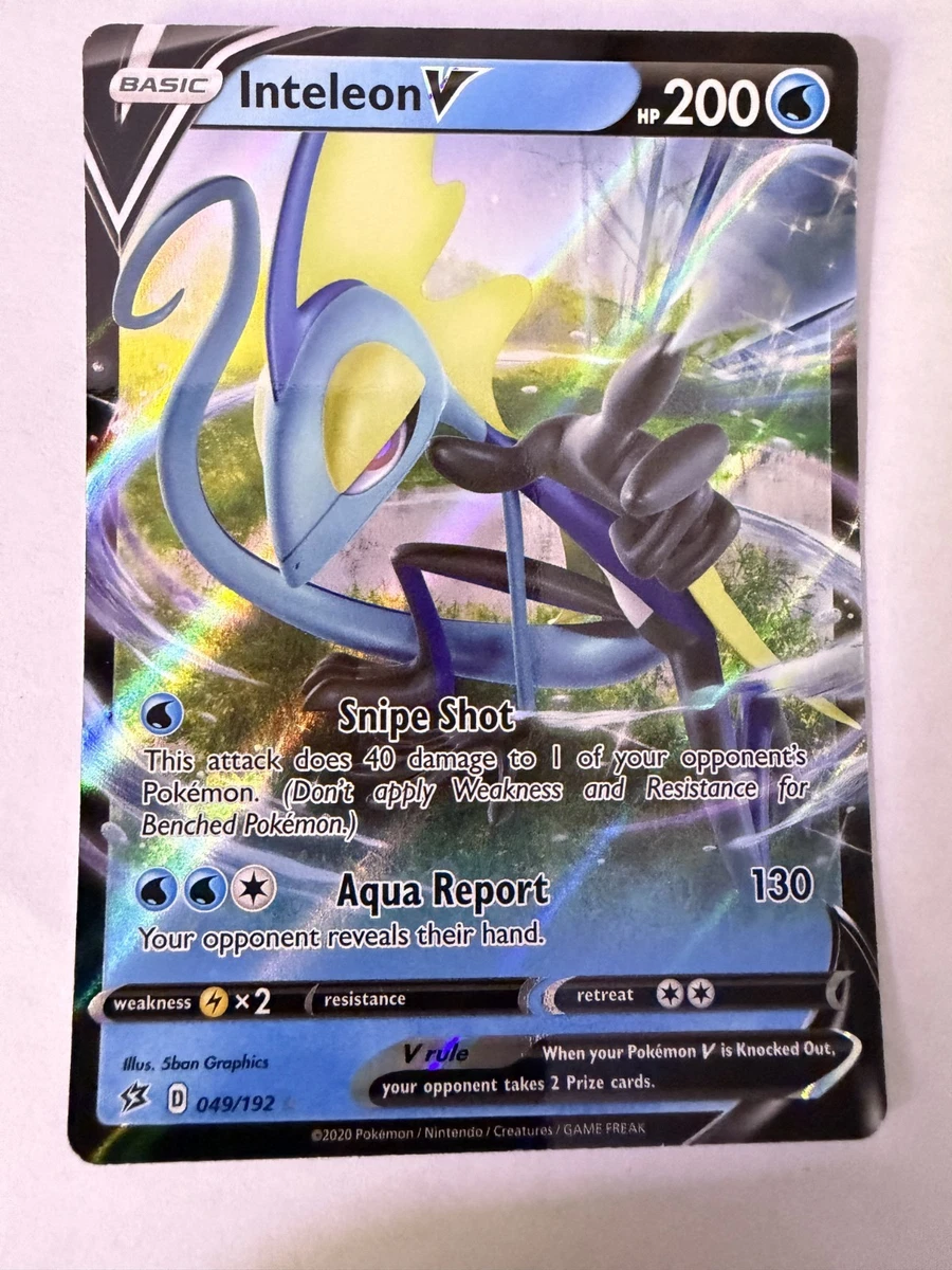 inteleon v pokemon card value Inteleon V | Sword & Shield Promo