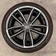 19 Audi A5 S5 Wheel Rim Factory Oem 19x8.5 Gray Machined 2 Tone 2018-2025 W Tire 19 Audi A5 S5 Wheel Rim Factory Oem 19x8.5 Gray Machined 2 Tone 2018-2025 W Tire