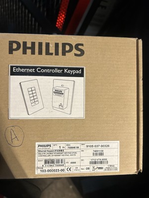  Philips 103-000023-00 Ethernet Controller Wall-mounted Keypad