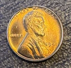 1941 P Red Lincoln Wheat Cent Uncirculated Uncertified Choice BU MS US Coin
