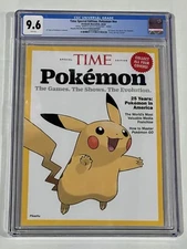 CGC 9.6 2024 Original Pikachu Pokemon Time Magazine Special Variant Cover