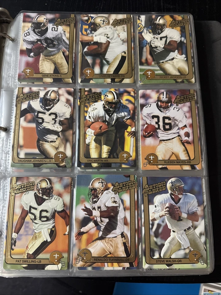 1991 Action Packed Football Card #s 146-299 -You Pick- NFL Trading Cards - Image 4 of 4