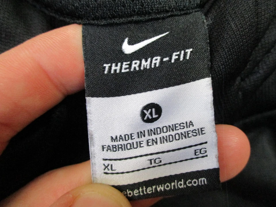 Iowa Hawkeyes Sudadera con Capucha Para Hombres XL Negra NCAA Fútbol Calce Térmico Nike Foto 4 de 4