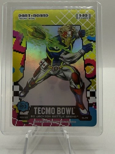 Bo Jackson Battle Arena Tecmo Bowl 80's Rad Battlefoil 8-Bit Glow Dart-Board ZY