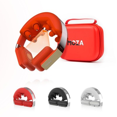 MOZA Neck Massager with Heat for Pain Relief  with Oil - RED