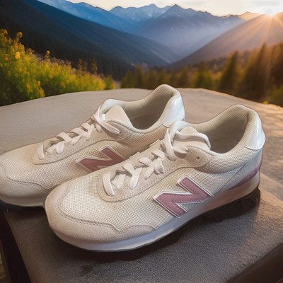 New Balance Classic 515 Sneaker Running Shoes Linen Rosewood WL515FA3 Women Sz 9
