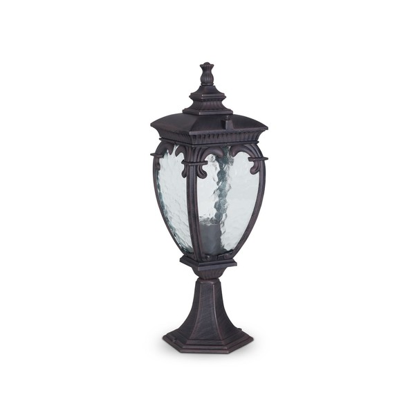 Wegeleuchte AußEn Rustikal H: 48,5 Cm E27 IP44 Sockelleuchte Lampe Garten-image
