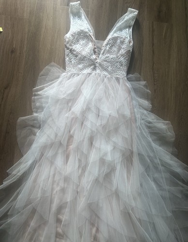 DG S 36 38 Spitze Brautkleid Standesamt Abikleid Galakleid Hochzeitskleid aparte - Bild 17 von 17