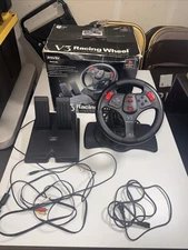 Interact V3 Racing Game Steering Wheel with Pedal for Sony PlayStation PS1 PSOne